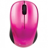 Verbatim Mouse wireless Verbatim Go Nano,1600 dpi, USB, Roz