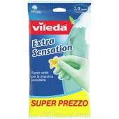 Vileda Extra Sensation Mănuși de uz casnic verde, Latex 1 buc(e) 