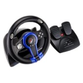 Volan cu pedale FlashFire Drift Wheel, PC, Nintendo Switch (Negru/Albastru)