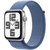 Watch SE GPS 44mm Silver Aluminium Case with Winter Blue Sport Loop