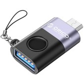 WBA MicroUSB - USB Type A, Black-Gray