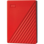 Western Digital HDD extern WD My Passport 4TB, 2.5, USB 3.2 Gen1, Rosu