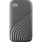 Western Digital SSD Extern WD My Passport™ 4TB, USB 3.2 Gen2 Type-C/A, NVMe, Space Gray