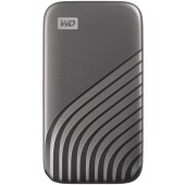 Western Digital SSD Extern WD My Passport™ 500GB, USB 3.2 Gen2 Type-C/A, NVMe, Space Gray