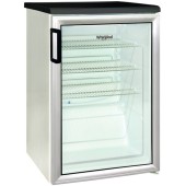 Whirlpool Vitrina frigorifica profesionala Whirlpool ADN 140 W, 123l, Clasa C, Control mecanic, Sticla dubla, H 85 cm, Alb