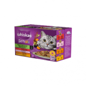 Whiskas Tasty Mix, hrana umeda pentru pisici, 12x85g