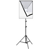 Zestaw studyjny Puluz Softbox LED 50x70cm, statyw, żarówka LED 1 szt PU5070EU