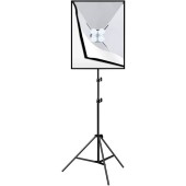 Zestaw studyjny Puluz Softbox LED 50x70cm, statyw, żarówki LED 4 szt PU5071EU