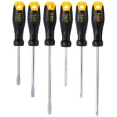 Zestaw wkrętaków Deli Tools EDL620006, z magnesem, 6 sztuk