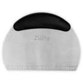 ZiiPa Spatula pentru aluat de pizza din inox de 16 x 11 x 2 cm ZiiPa22-008